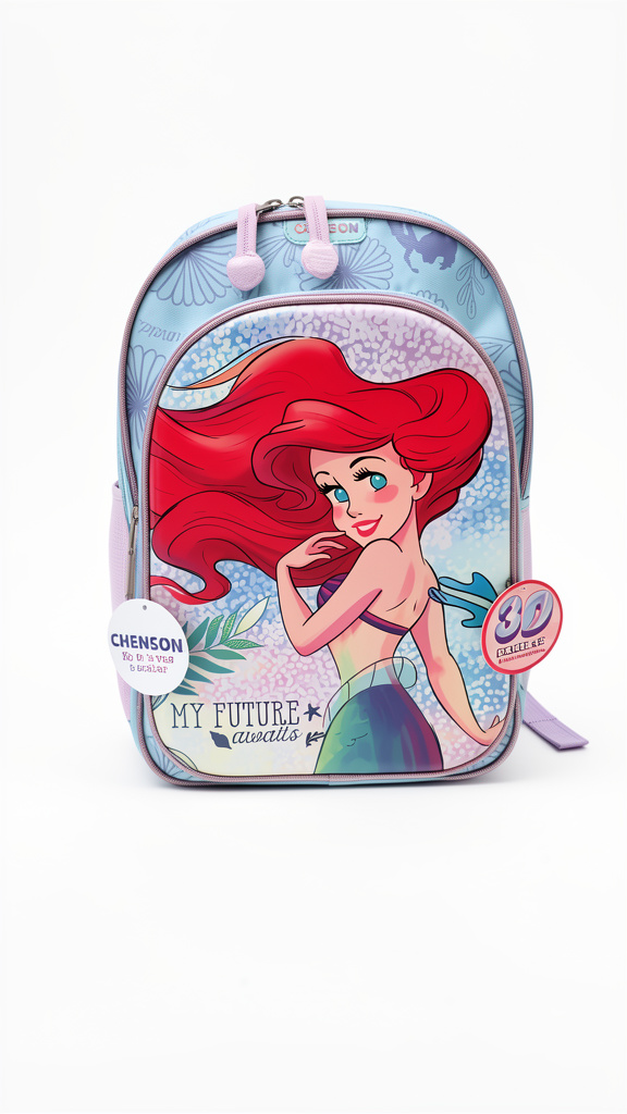 Mochila primaria de la sirenita