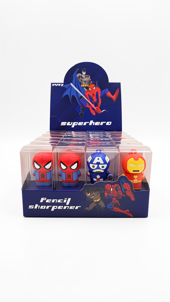 Sacapuntas de avengers 24pz (Men: $20 May: $17 Caj: $15)