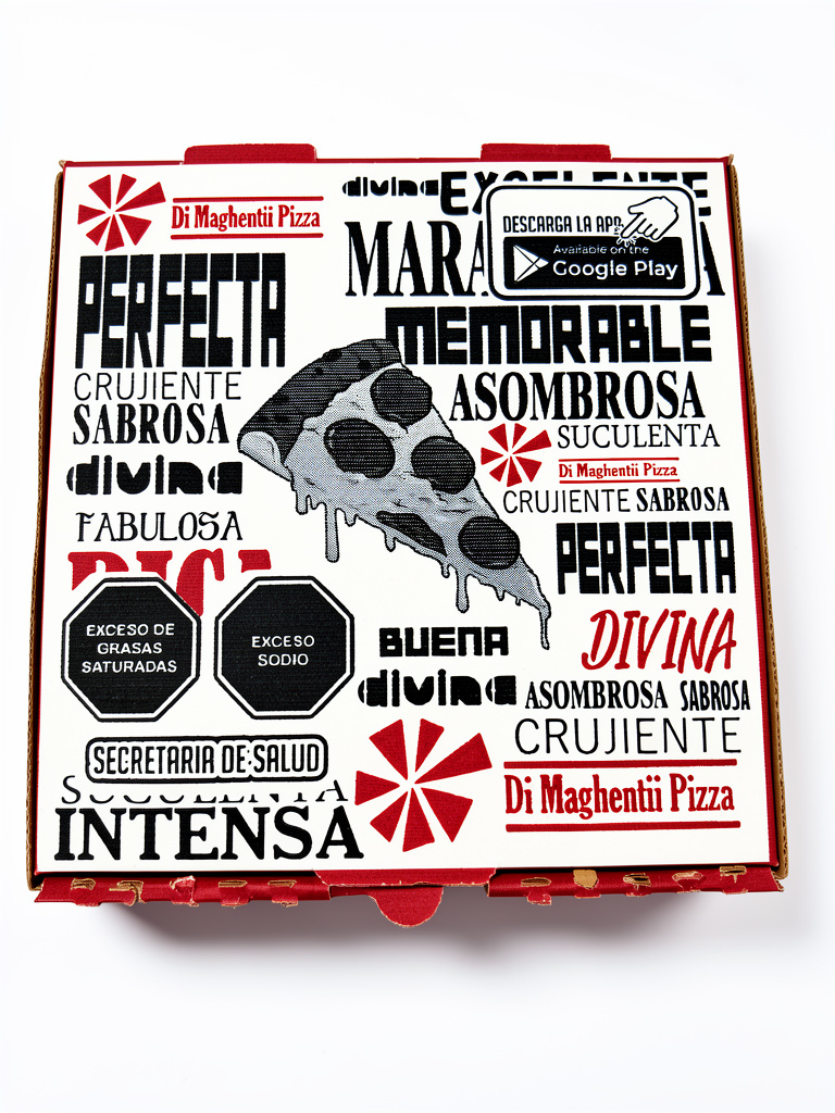 Caja para Rebanadas 50 piezas