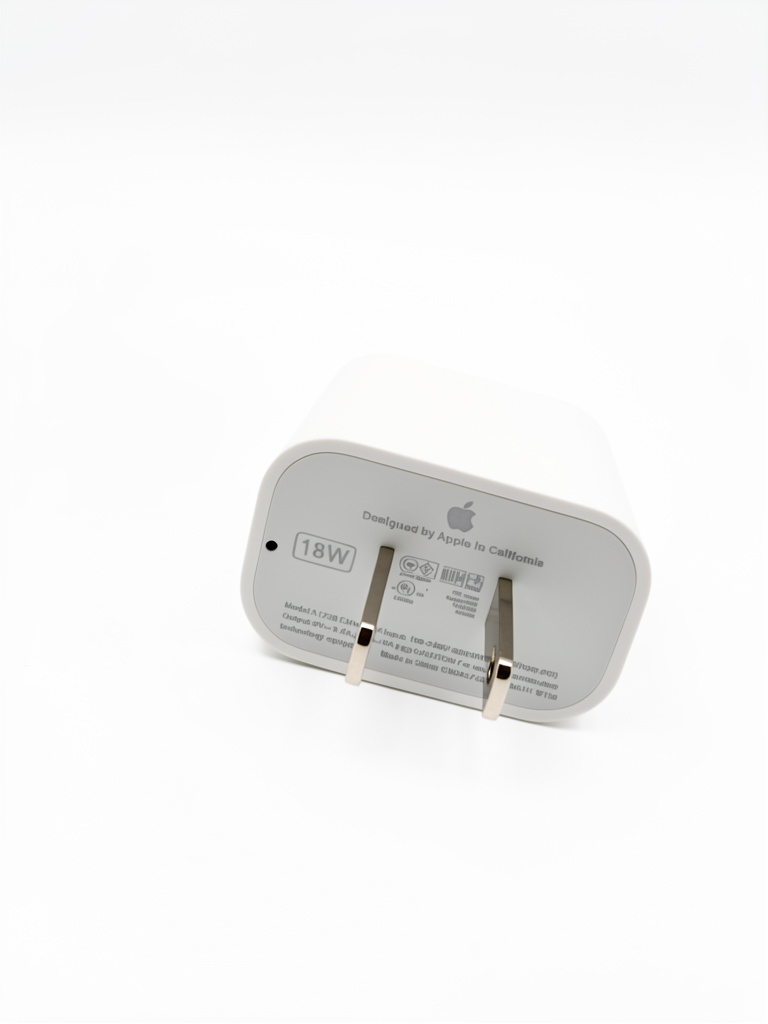 cargador USB blanco 18W