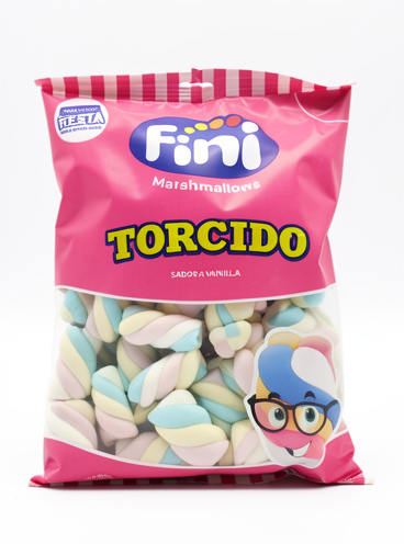 Malvaviscos torcido sabor vainilla 250 gr
