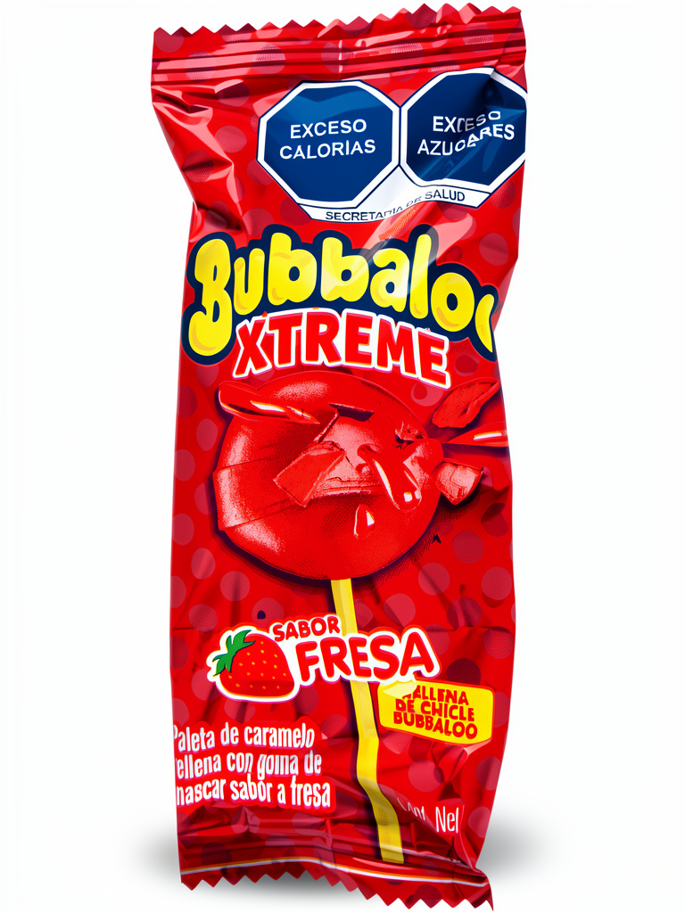 Bubbaloo extreme chicle 16.6 gr