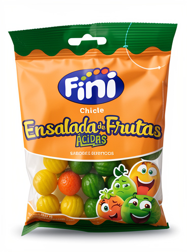 Fini chicle ensalada de frutas ácidas 80 gr