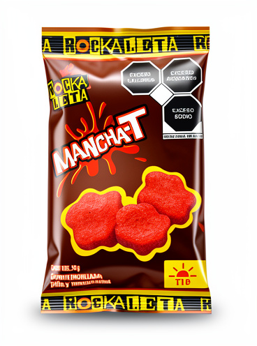 Rockaleta Mancha-T gomitas piña y mandarina 50 g