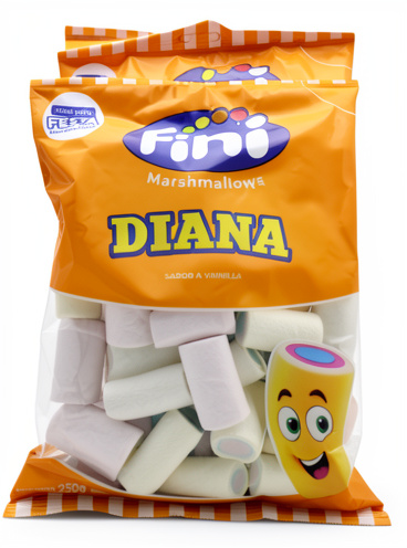 Malvaviscos Diana sabor vainilla 250 g