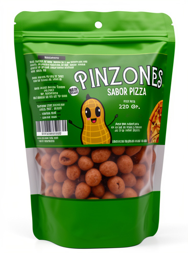 Cacahuates pinzones sabor pizza 220 gr