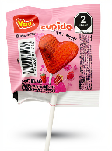 Cupido Paleta fresa 14 gr