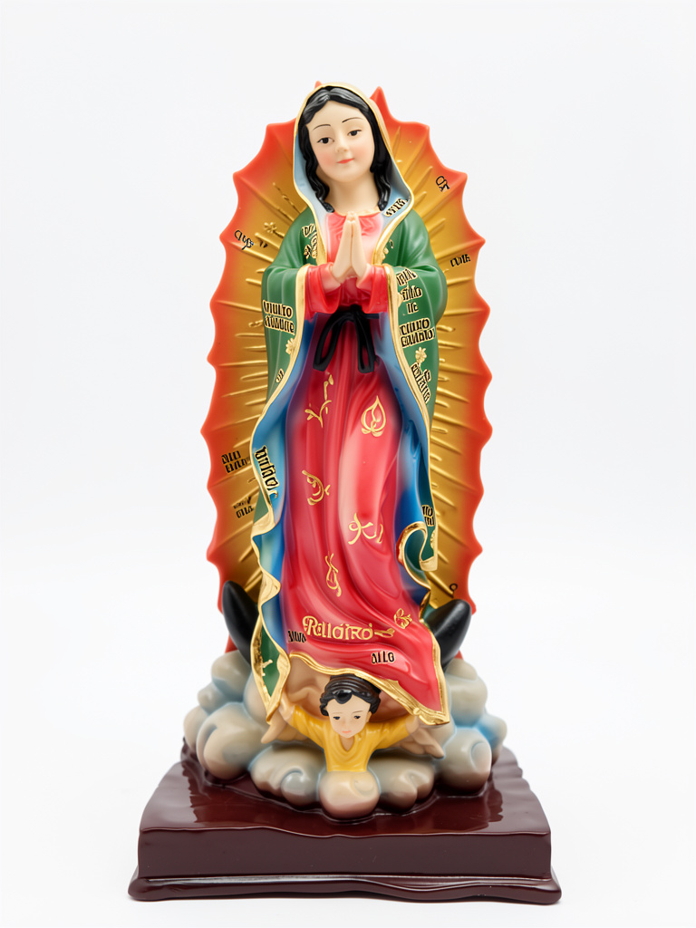 Bulto Virgen de Guadalupe 21 cm