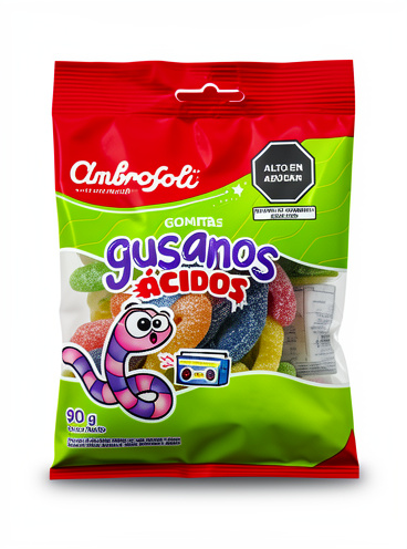 Gusanos ácidos Ambrofoli 90 gr