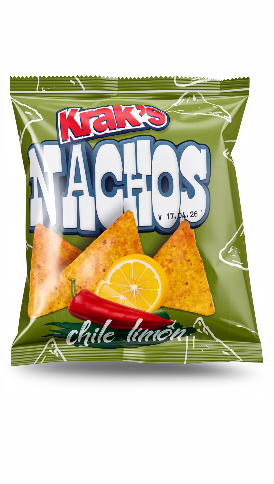 Nachos Kraks chile limon 42 gr