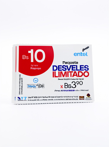 Tarjeta Entel 10 bs