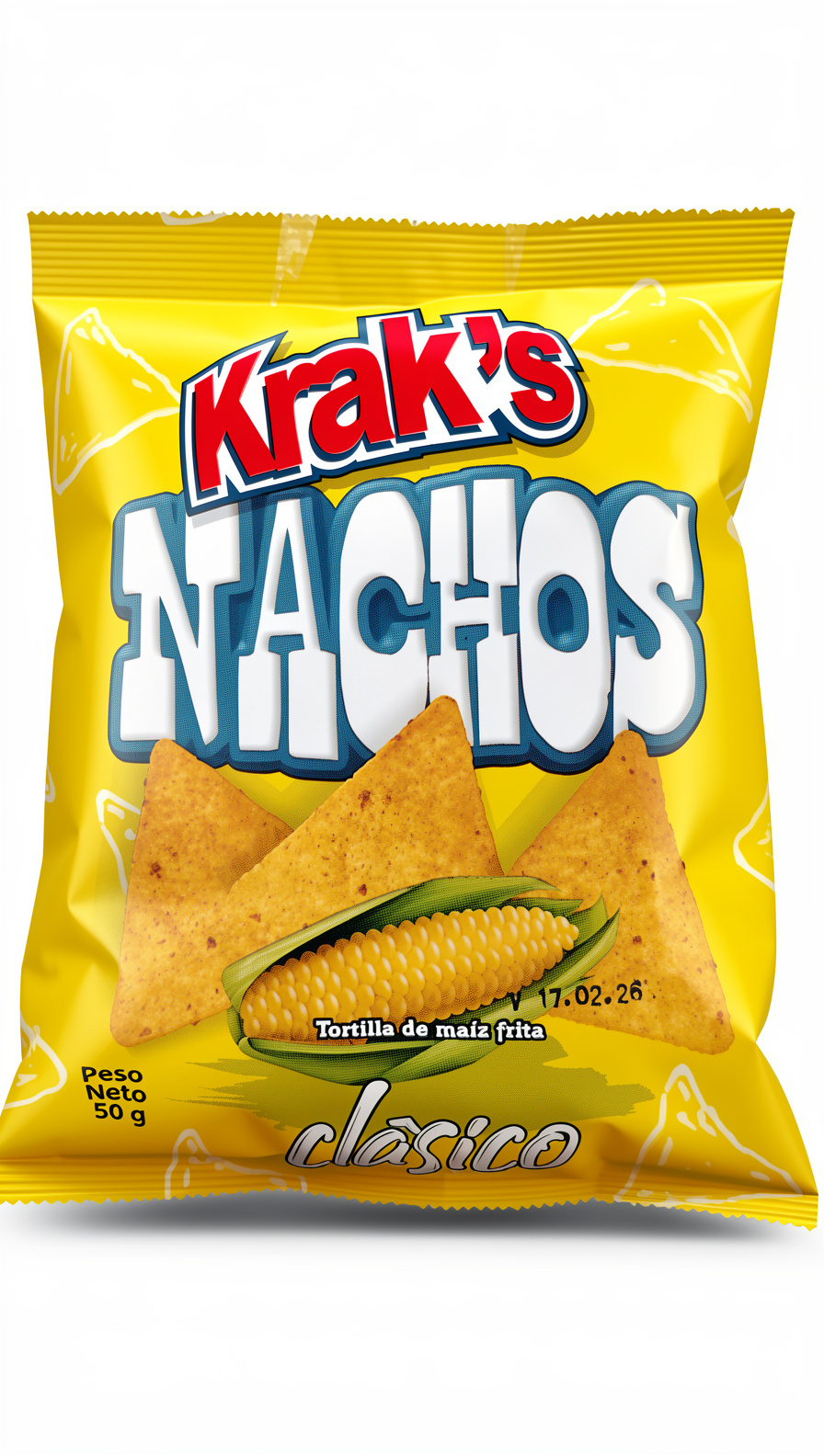 Nachos Kraks clásico 50 gr