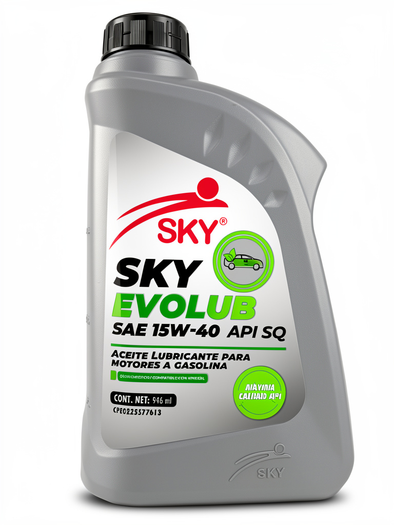 ACEITE 15W40 API SQ SEMI-SYNTHETIC SKY EVOLUB