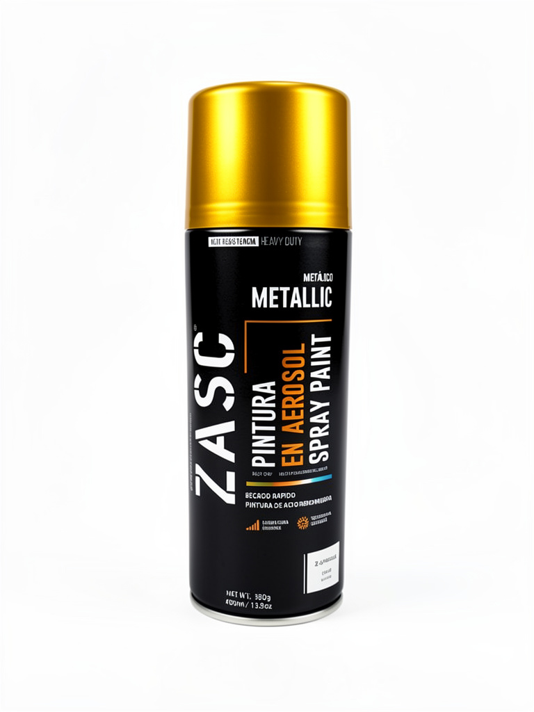PINTURA DORADA METALICA ZASC ALTA TEMPERATURA
