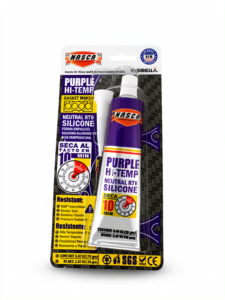 SILICON ALTA TEMPERATURA 315° NASCA COLOR PURPURA 70gr