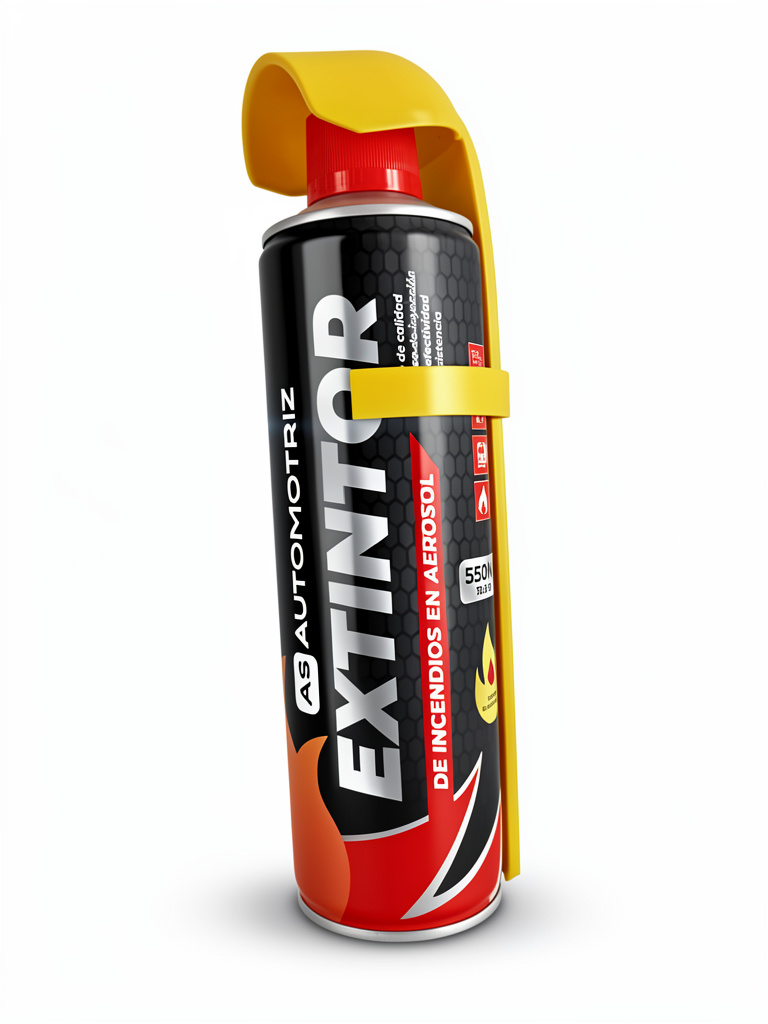 EXTINTOR DE INCENDIOS EN AEROSOL (AS) AUTOMOTRIZ 550ml