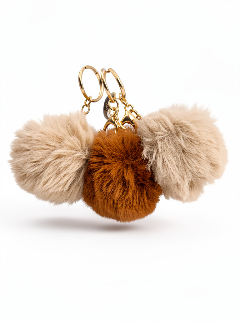 Llavero pompón
