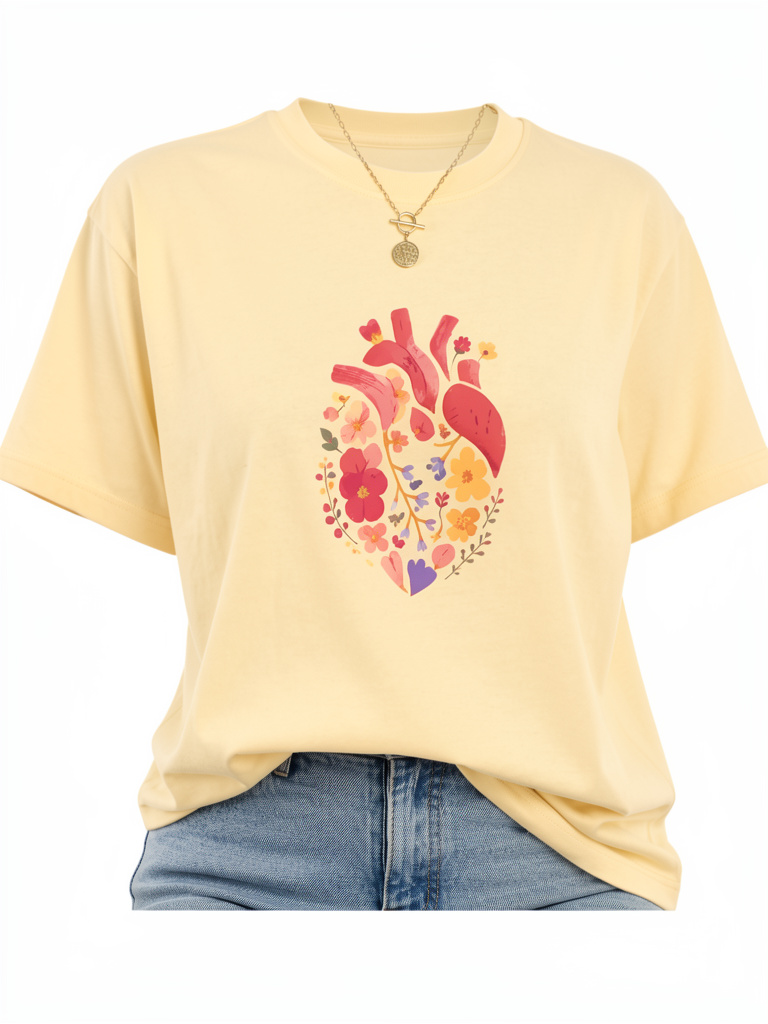 Corazón florece