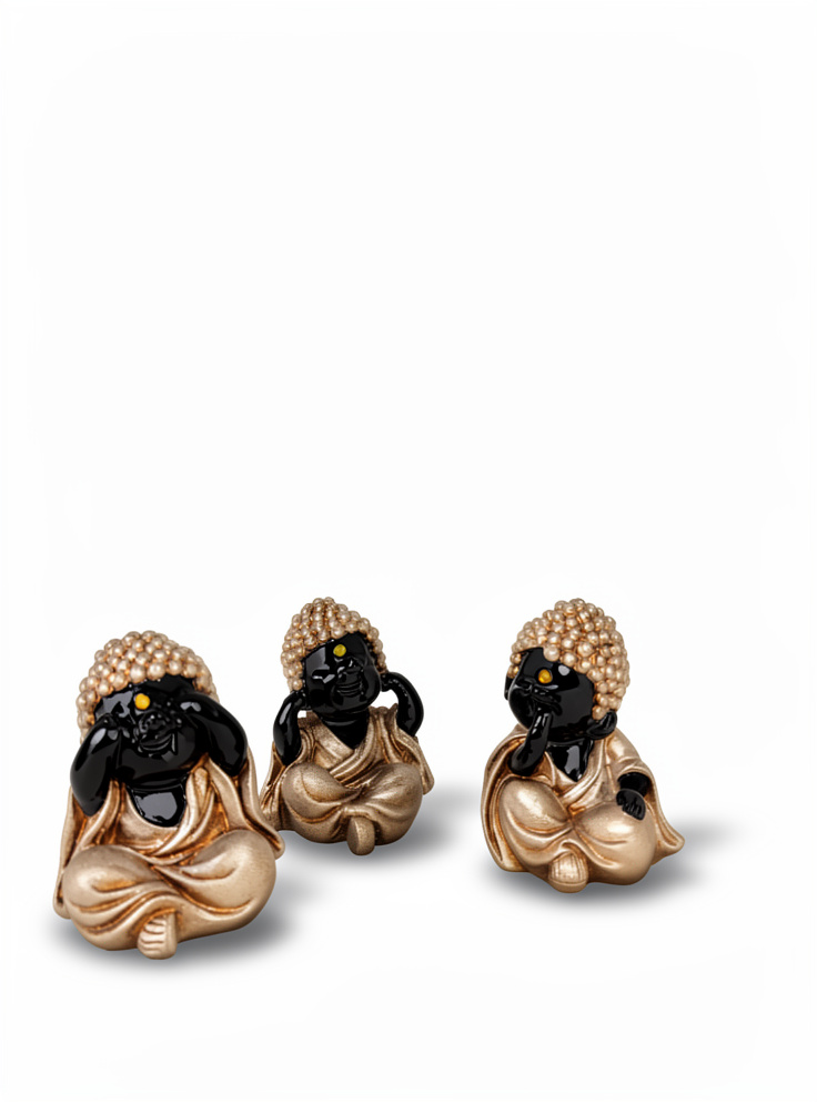 Budas de la Prudencia Set X3 (8 cm)