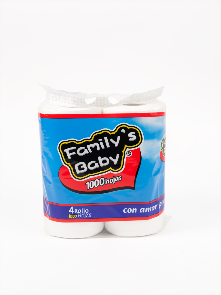 Family's Baby papel higienico 4 rollos