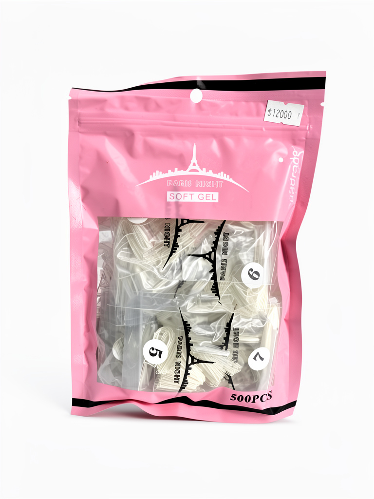 Tips Paris Night cuadrado bolsa rosa x500