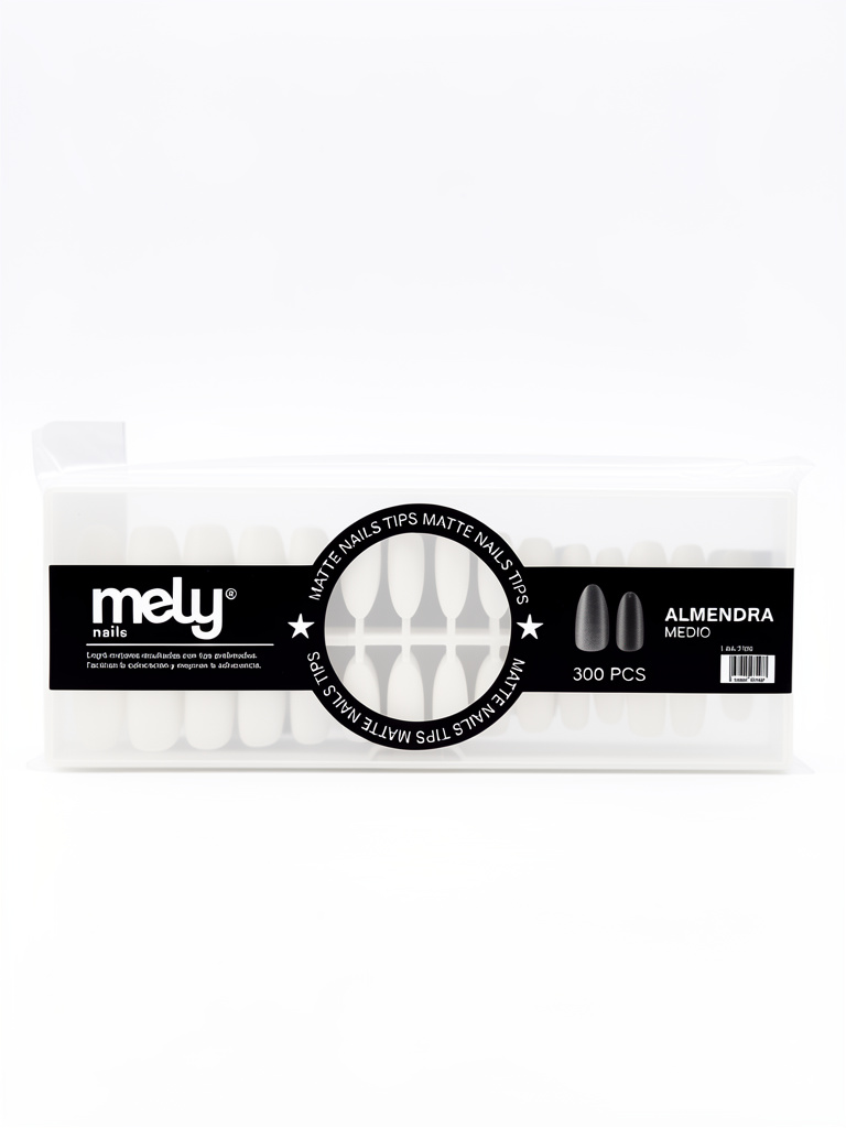 Tips Mely almendra medio caja x300 matte