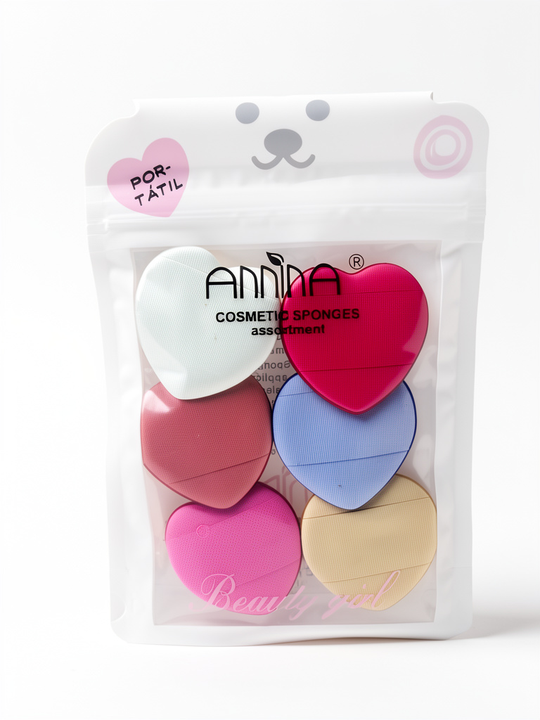 Set de esponjitas de maquillaje x6 Annina