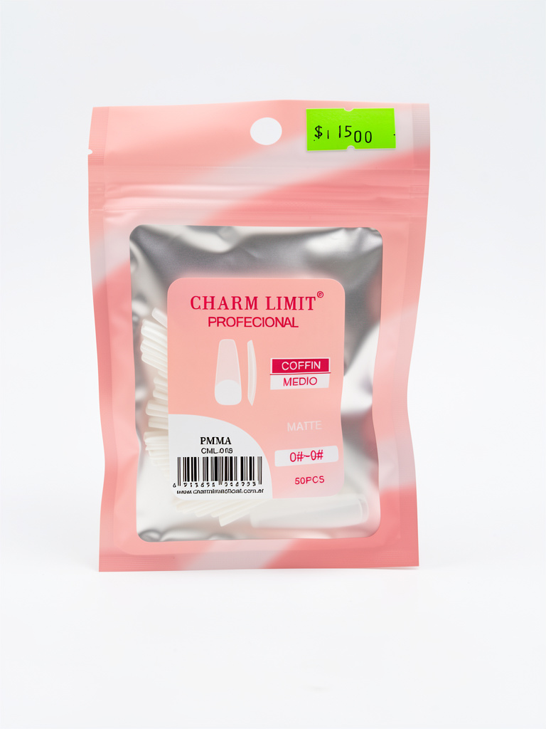 Tips Charm Limit coffin medio bolsita x50u