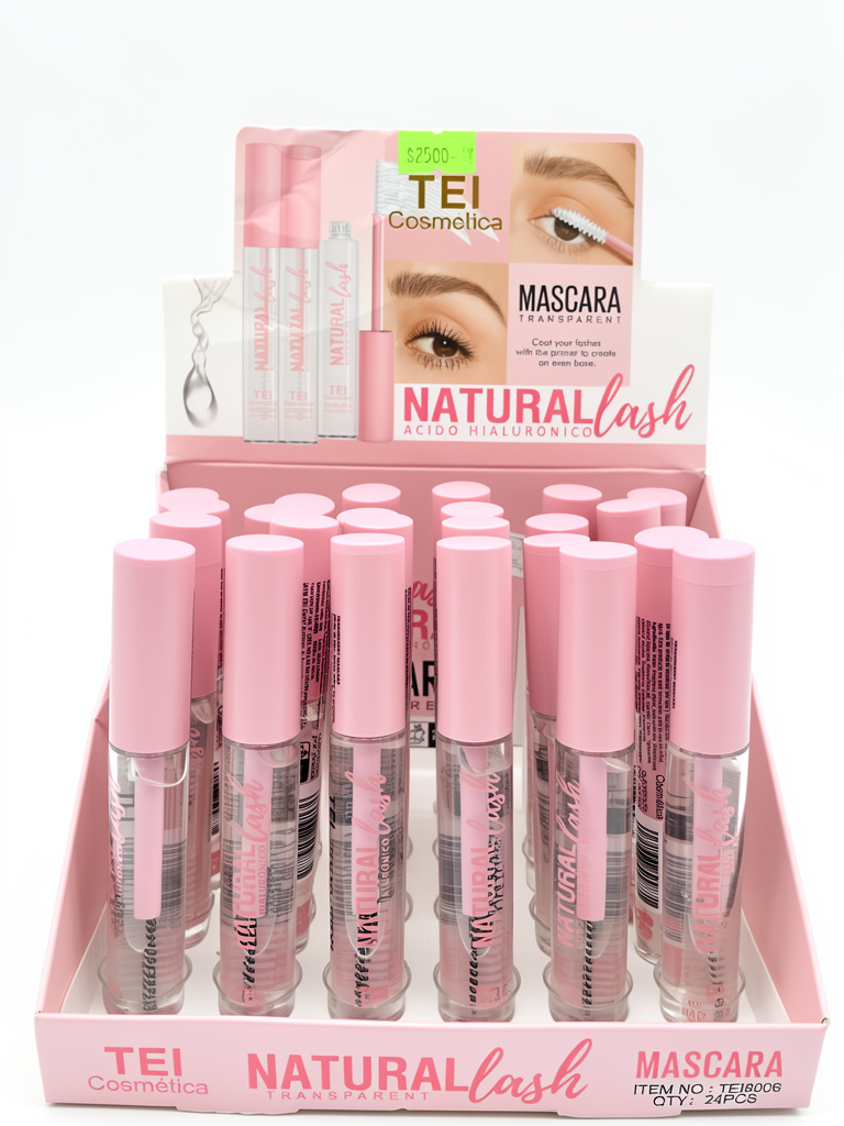 Mascara de pestañas transparente con ácido hialuronico