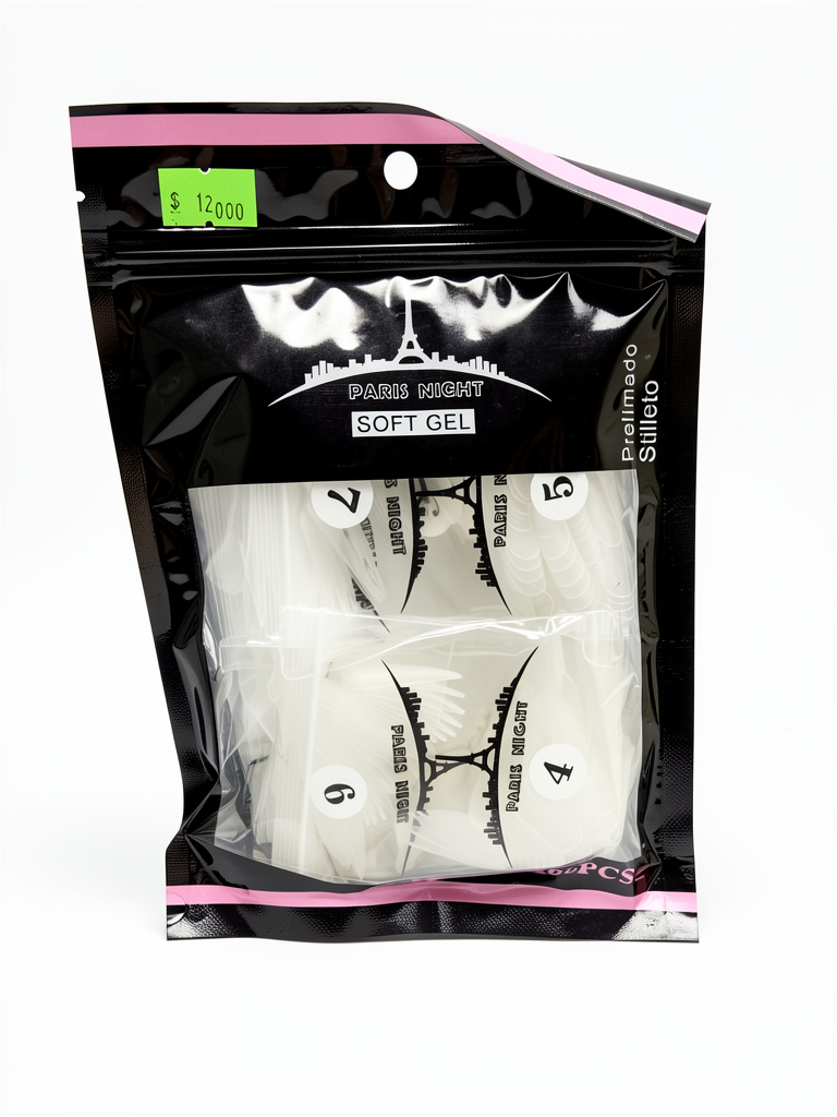 Tips Paris Night stiletto bolsa negra x500