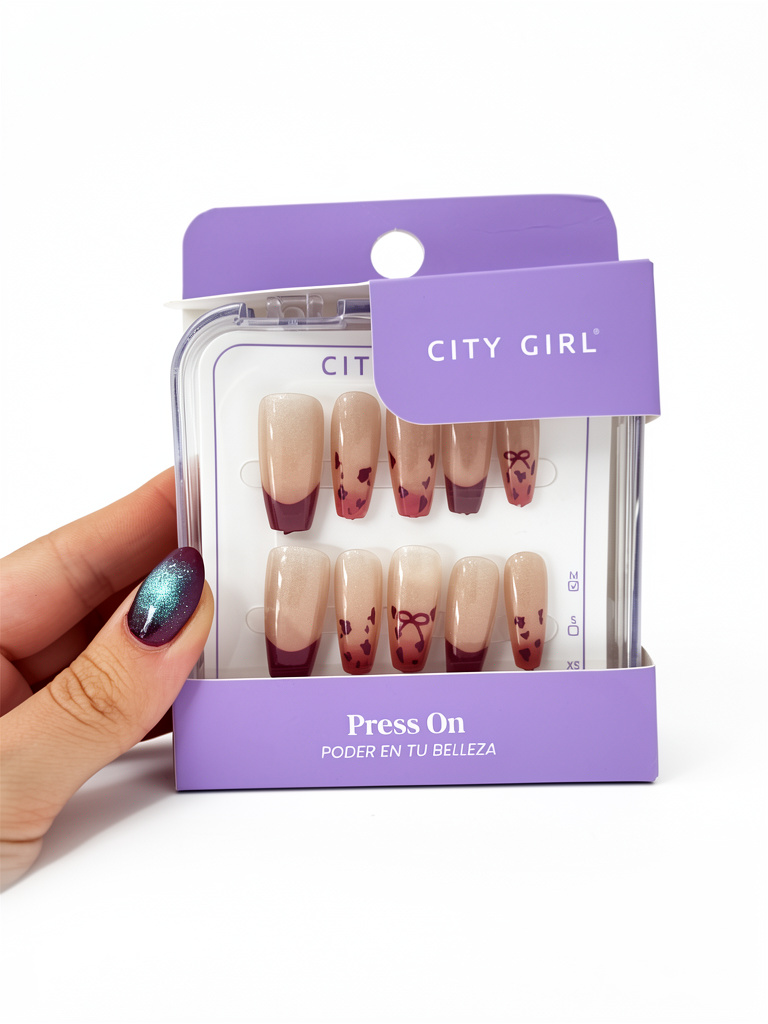 Uñas postizas City Girl x10u