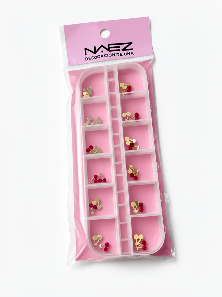 Decoración Naez cerezas x12 divisiones