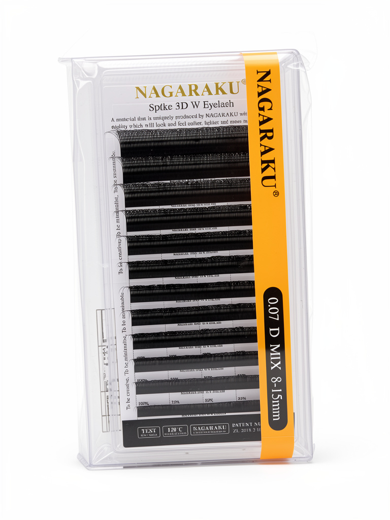 Pestañas spike 3D 0.07D mix Nagaraku
