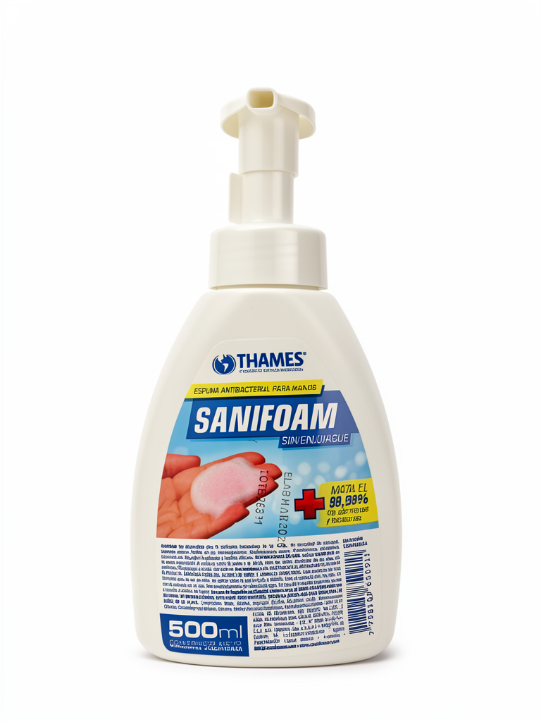 Espuma antibacterial Sanifoam x500ml
