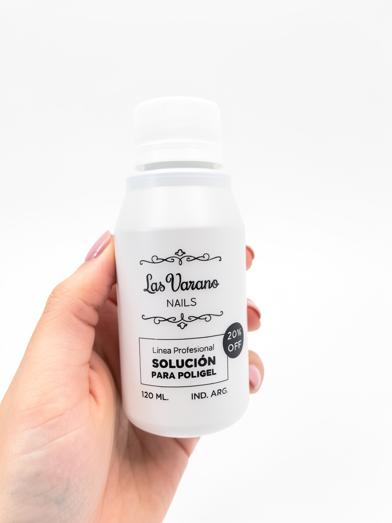 Solución Polygel x120ml Las Varano