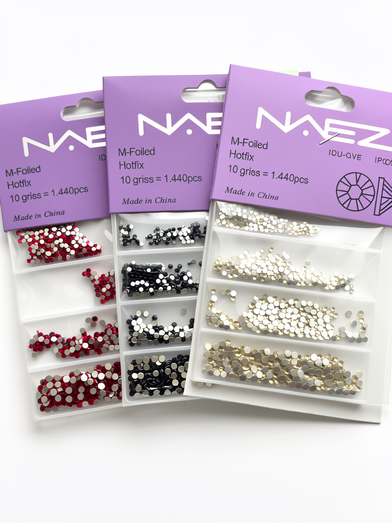 Strass varias medidas de colores Naez 1728/1726/1725