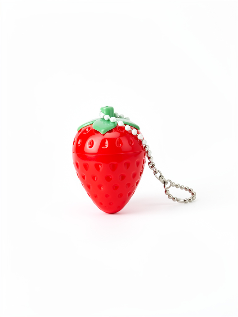Balsamo frutilla con llavero
