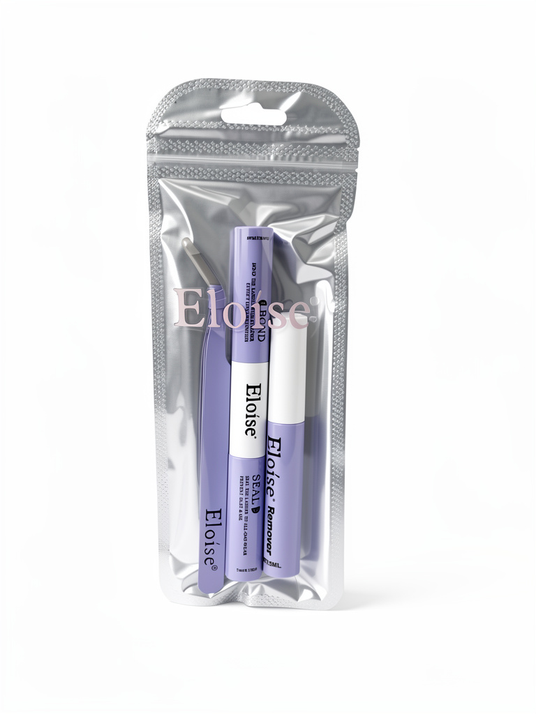 Kit Eloise pegamento + sellador + removedor + pinza
