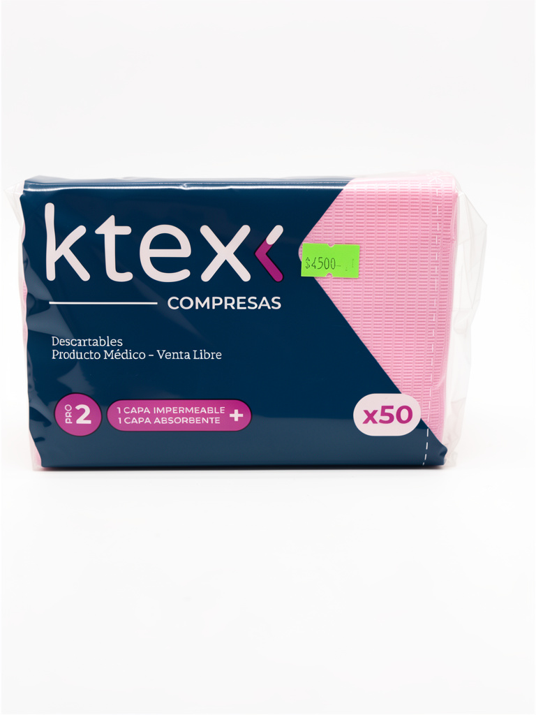 Compresas ktex x50