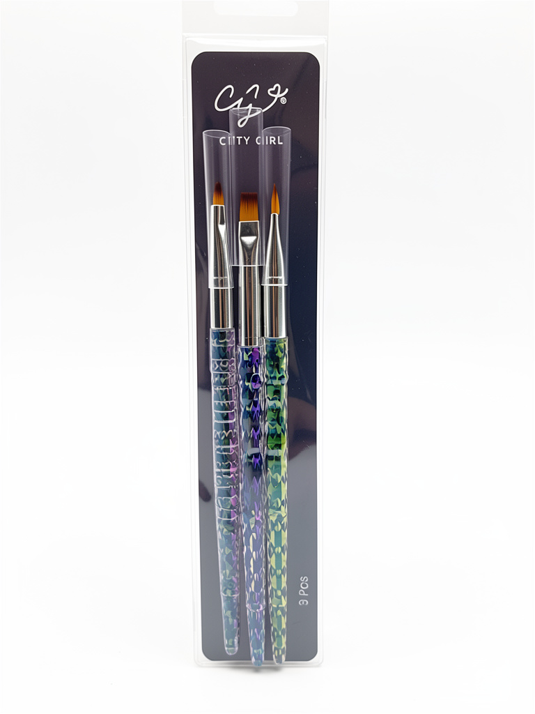 Set de pinceles de gel City Girl x3
