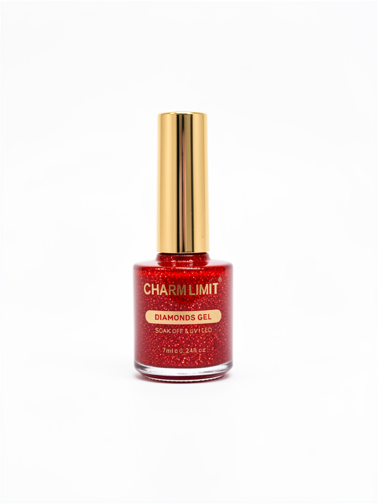 Esmalte diamond gel rojo Charm Limit