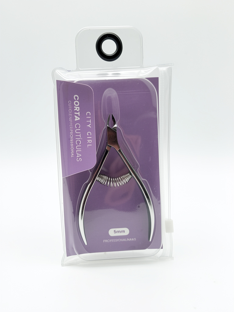 Corta cutículas City Girl 5mm con resorte