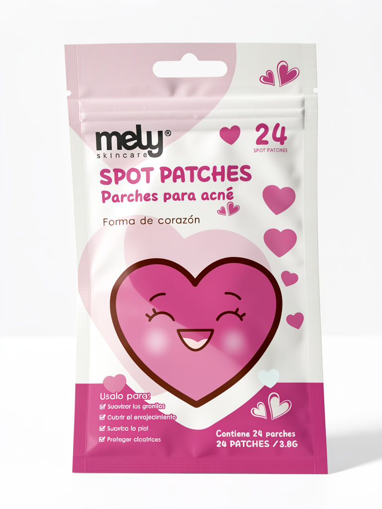 Parches para acné Mely x24 corazones