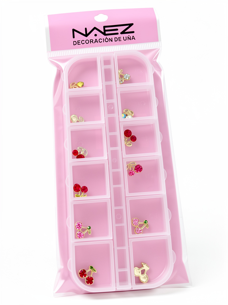 Decoración Naez dijes cereza x12