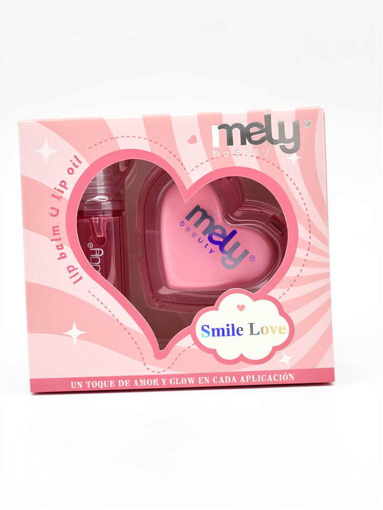Kit de labios bálsamo + gloss Mely