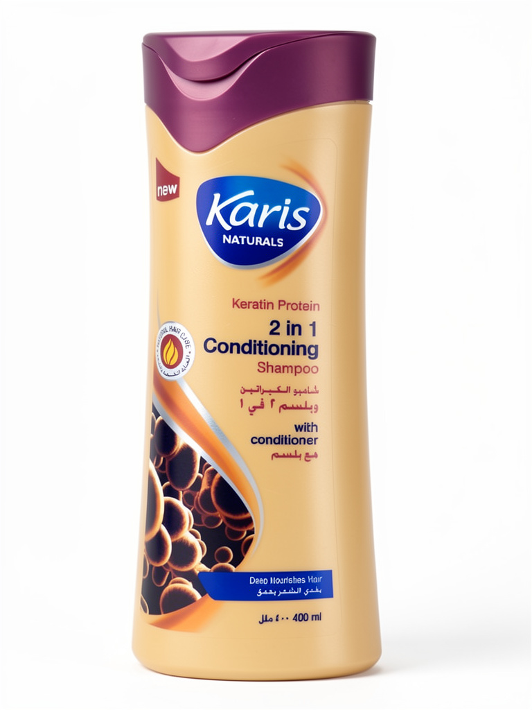 shampoo y Acondicionador 2 en 1 De keratina