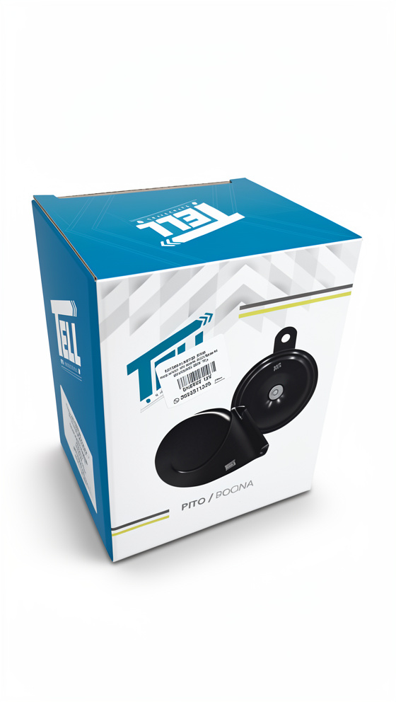 PITO DISCO 12V 92MM ROJO-NARANJA (350/420HZ) JGOX TELL