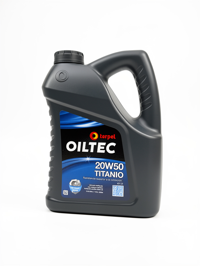 Lubricante multigrado para motores a gasolina 20w50 titanio terpel oiltec 1 galón