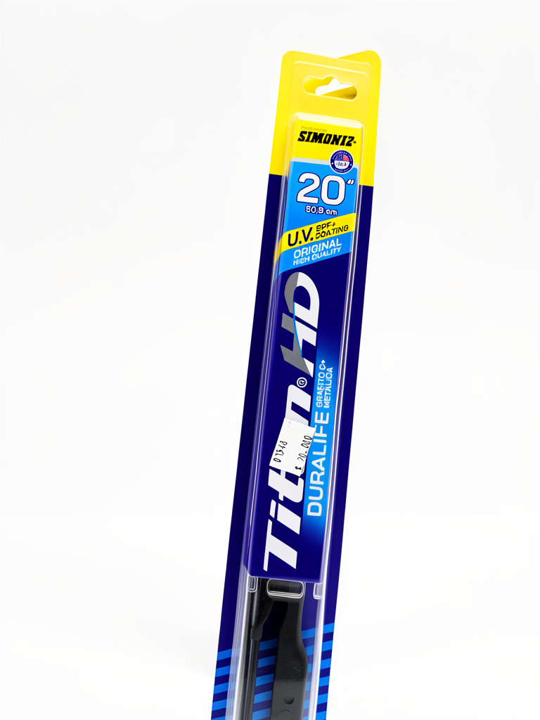 PLUMILLA 20PULG AQUA CURVA TITAN