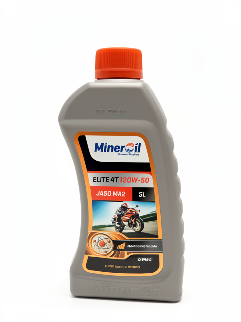 Aceite motor 4 tiempos Motos élite 4t 20w50 MINEROIL 1/4